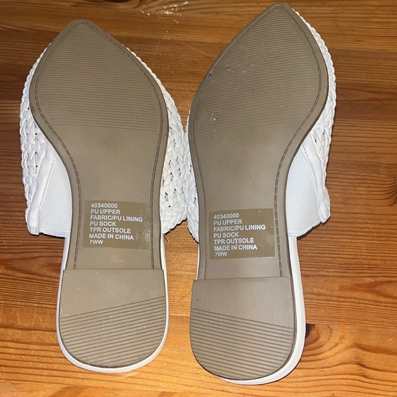 Torrid Woven Slip On Mule cream 7WW - Picture 8 of 9